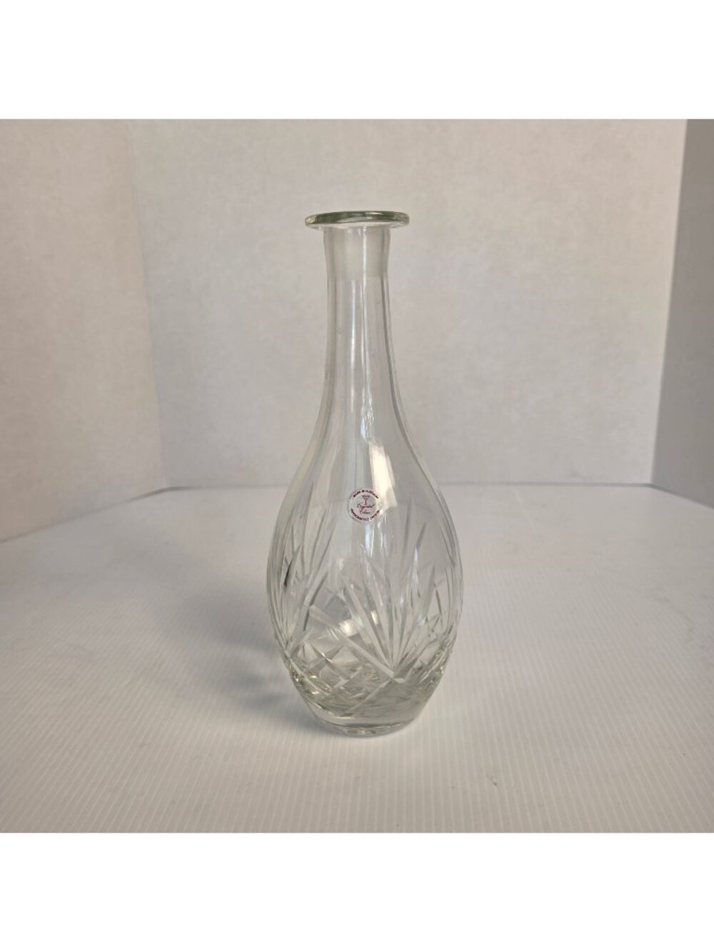 CRYSTAL CLEAR SPIRITS AND WINE HANDCRAFTED CRYSTAL DECANTER HUNGARY STARBURST/FA